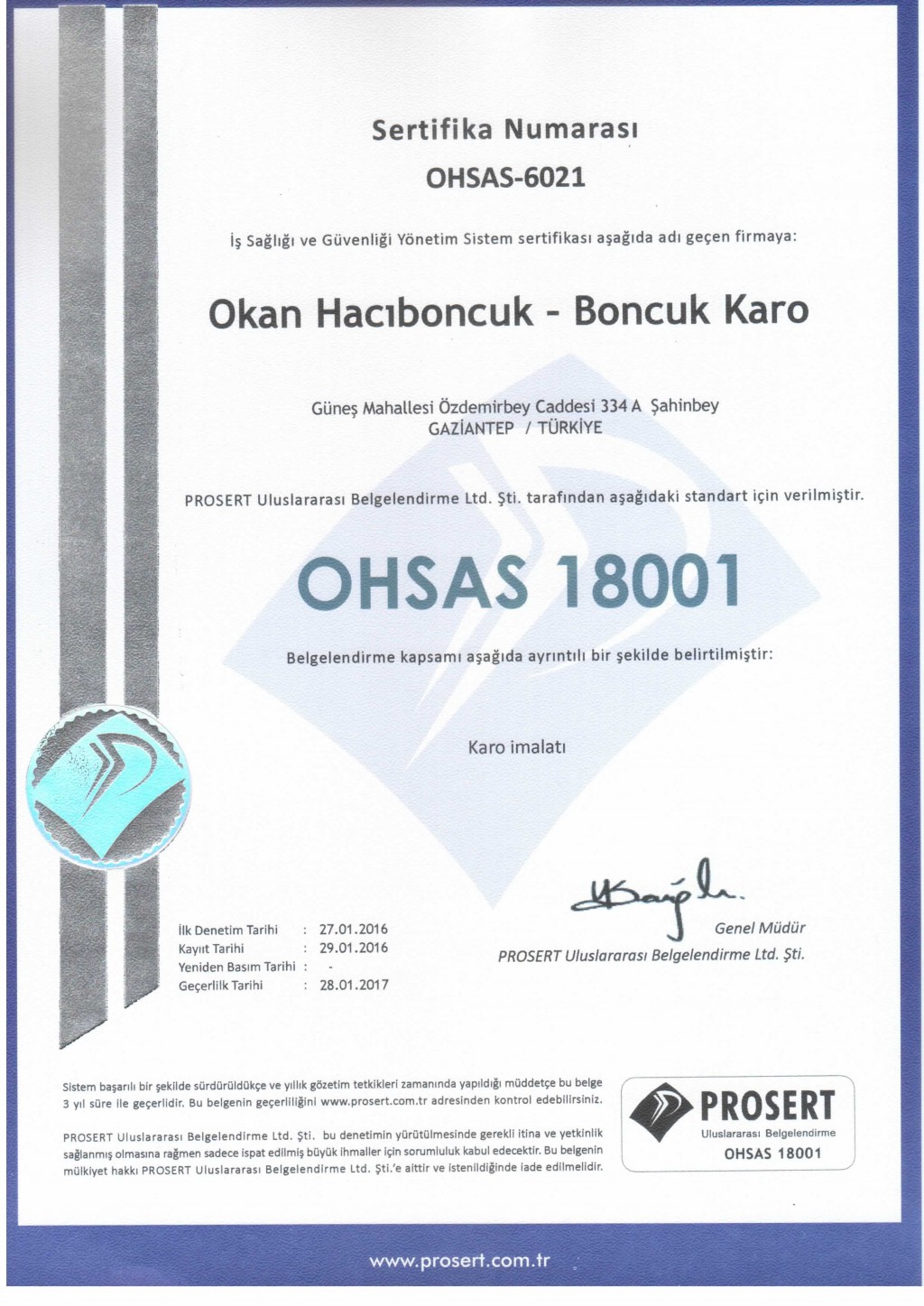 OHSAS-18001